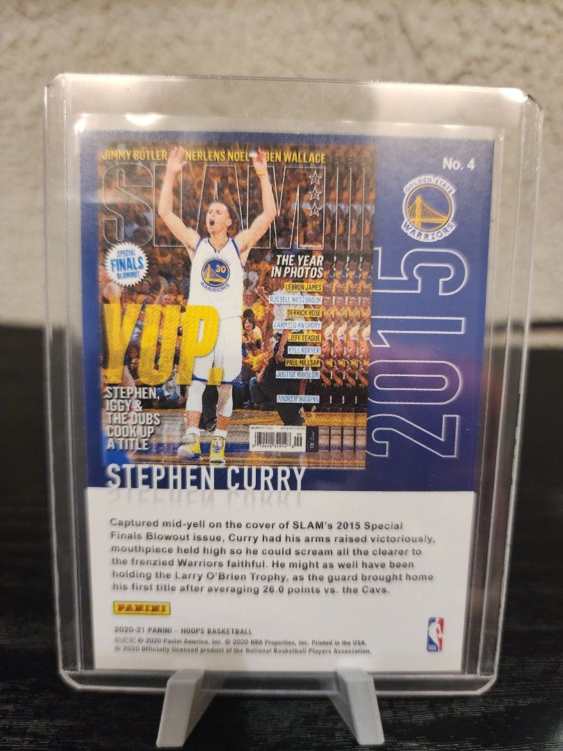 Stephen Curry No. 4 (Category: Raw Singles) located in Manila. Submitted by kg613 (Listing ID 1468177534, Image 2). Description: .