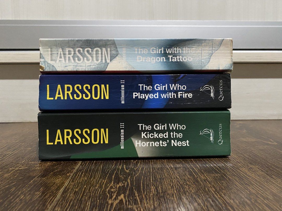Stieg Larsson Millennium Trilogy Book Set (Category: Storybooks) located in Manila. Submitted by melodyonyourlips (Listing ID 1468073993, Image 1). Description: RFS: downsizing collection 📚 TAKE ALL BOOKS: ₱990.00 • The Girl With The Dragon Tattoo • The Girl Who Played With Fire • The Girl Who Kicked The Hornets’ Nest – has minor tanning – no damage, no torn pages, no stains 📩 PM for more photos MOP: Gcash, BDO, Paymaya MOD: Lalamove / Grab / J