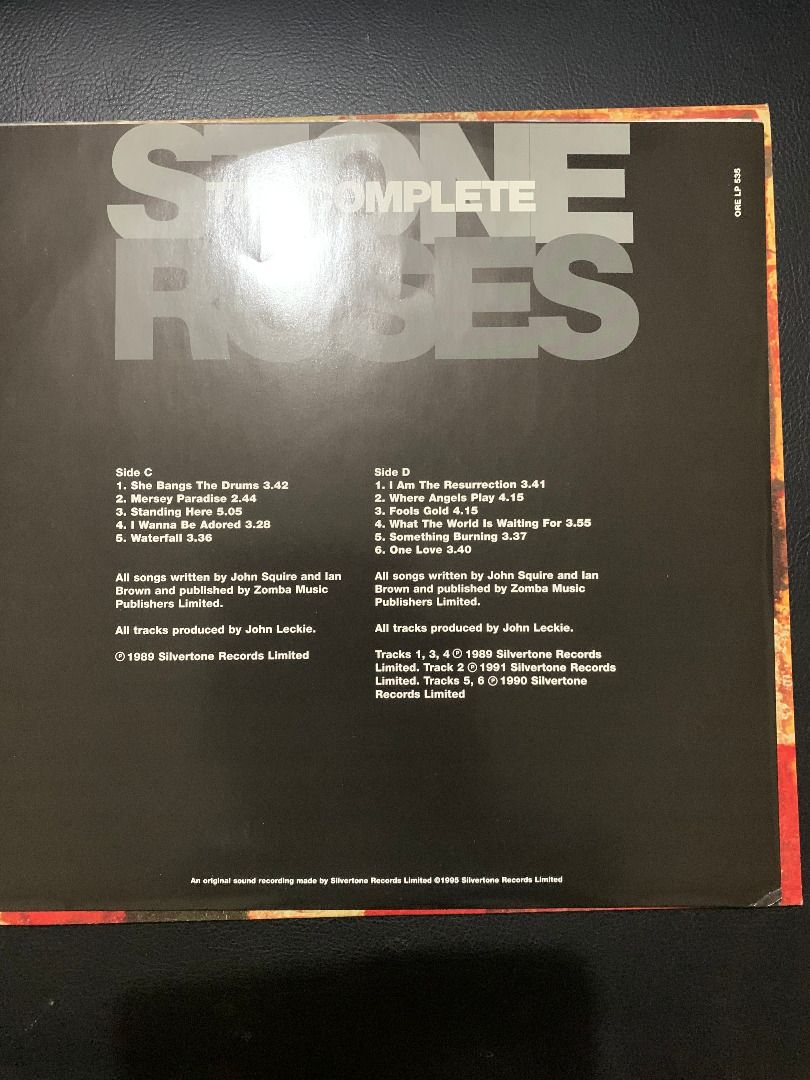 Stone Roses - The Complete Stone Roses (Category: Vinyls) located in Paranaque City. Submitted by bulldogdad (Listing ID 1468282271, Image 3). Description: - Pioneers of the Manchester sound; helped kickstart the 90s Britpop explosion spearheaded by Oasis. - 2 LP compilation of their biggest and most influential hits such as "I Wanna Be Adored", "She Bangs The Drums", "Fool's Gold" and "I Am The Resurrection", among others. - Limited Pressing - T
