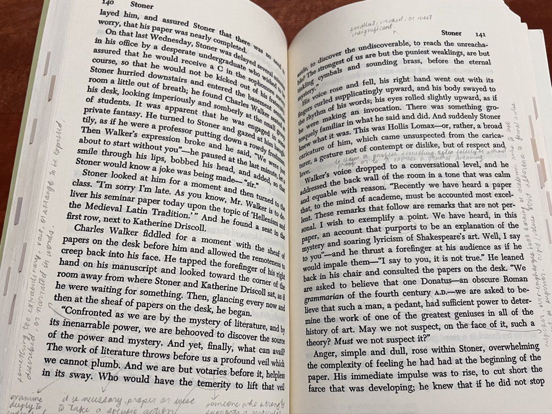 Stoner by John Williams NYRB Classics paperback preloved (Category: Storybooks) located in Los Banos. Submitted by classicalia (Listing ID 1468149430, Image 3). Description: [No Haggling, Please!] - Title: Stoner by John Williams - Condition: Good condition , Contains handwritten annotations in pencil (erasable).