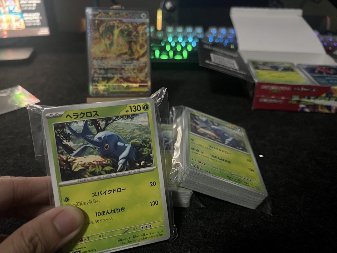 Storm Emeralda C - UC 001-076 (Category: Raw Singles) located in Rizal. Submitted by leanchester24 (Listing ID 1468257143, Image 1). Description: 200 ea bundle, 60 card per bundle.