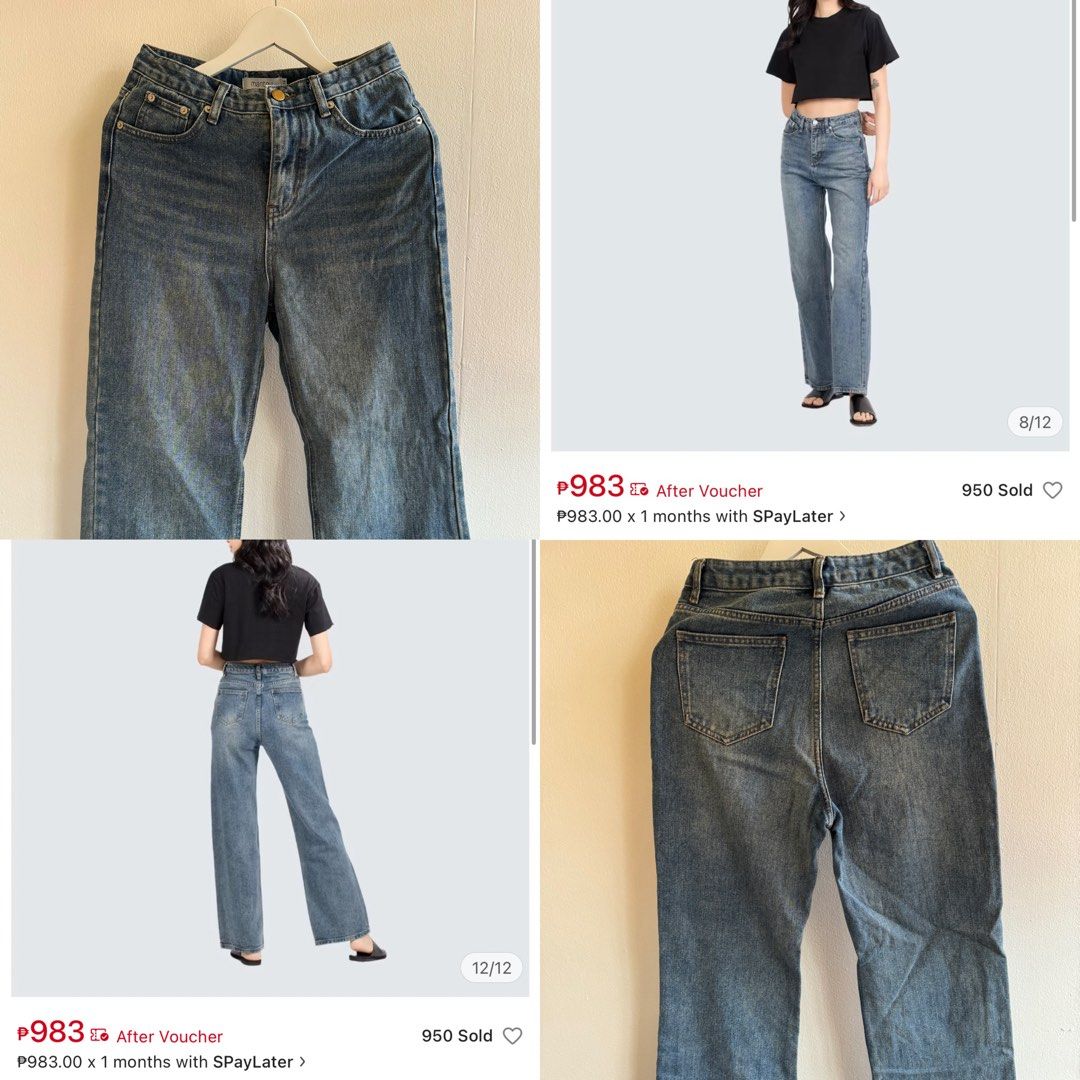 Straight Jeans Mantou (Category: Jeans) located in Pateros City. Submitted by kuradang27 (Listing ID 1468262936, Image 1). Description: ❗️₱489 Julia Barretto Trendy Jeans Size 28 Used twice only SUPER LIKE NEW Bought for almost 1k Selling it for ₱690 (negotiable for sure buyer) Yes to cod thru lalamove (ncr only) J&T outside NCR 📍buting pasig.