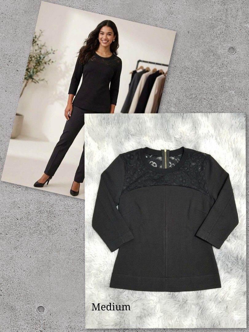 Structured Lace Yoke Blouse (Category: Blouses) located in General Trias. Submitted by relove_closet8 (Listing ID 1468125439, Image 1). Description: • Washed and never used. • Lace yoke accent. • 3/4 sleeves. • Buyer handles shipping fee and book J&T or Lalamove only. • Payment first via bank transfer or e-wallet • No cancellation/return/refund of orders. 📍Lancaster, General Trias (Weekdays) 📍Las Piñas (Saturday & Sunday).