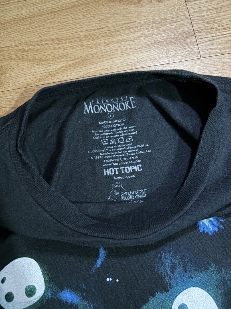 Studio Ghibli Princess mononoke shirt (Category: Tshirts & Polo Shirts ) located in Paranaque City. Submitted by uw4kk (Listing ID 1468249585, Image 3). Description: Measurements are shown in the photo .