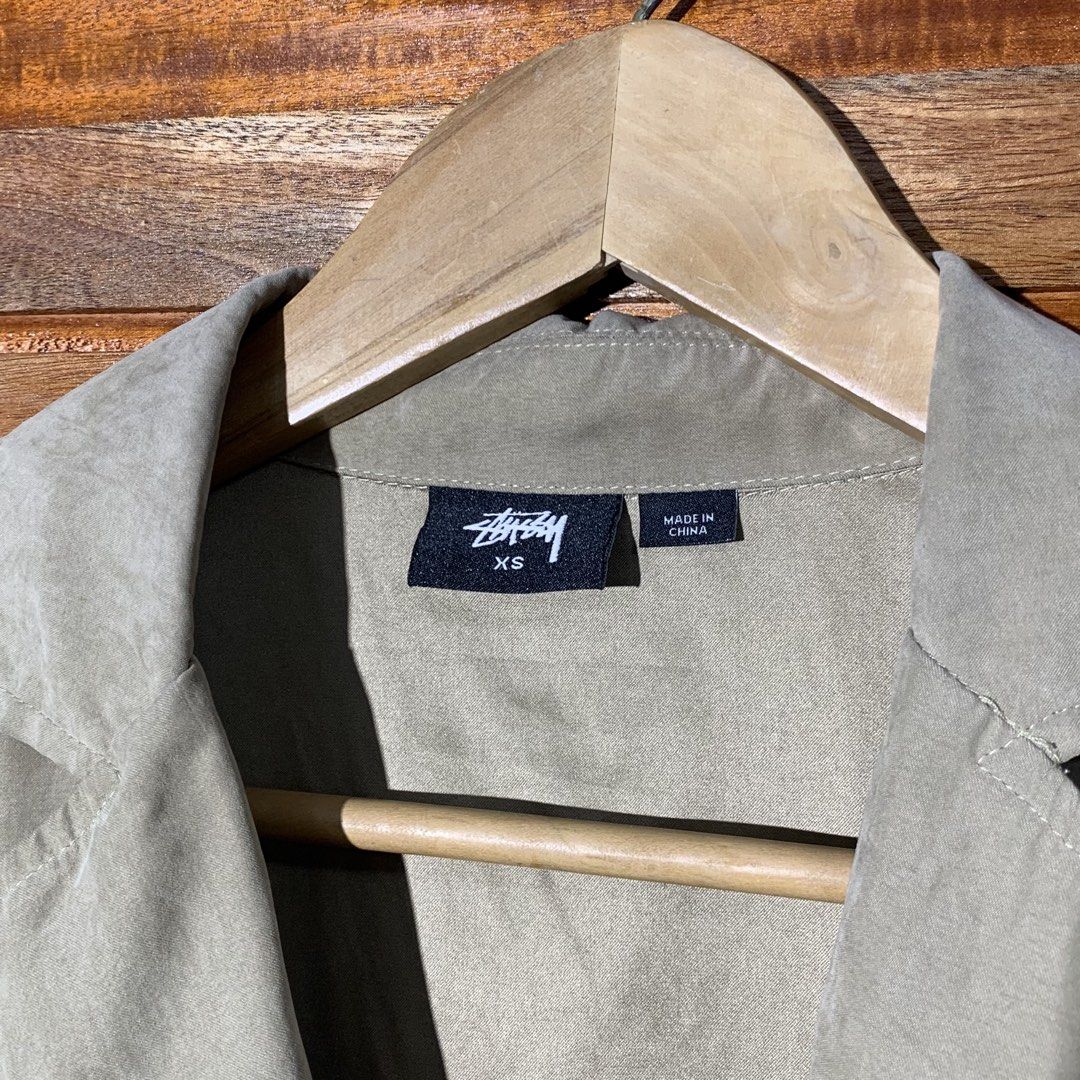 Stussy Long Coat Jacket (Category: Coats, Jackets and Outerwear) located in Andop. Submitted by rhouzze.ph24 (Listing ID 1468145672, Image 3). Description: OPEN FOR NEGOTIATION Name: Stussy Dimensions: 24 by 40 Size: Issue: Small stain, refer to the photos for details .