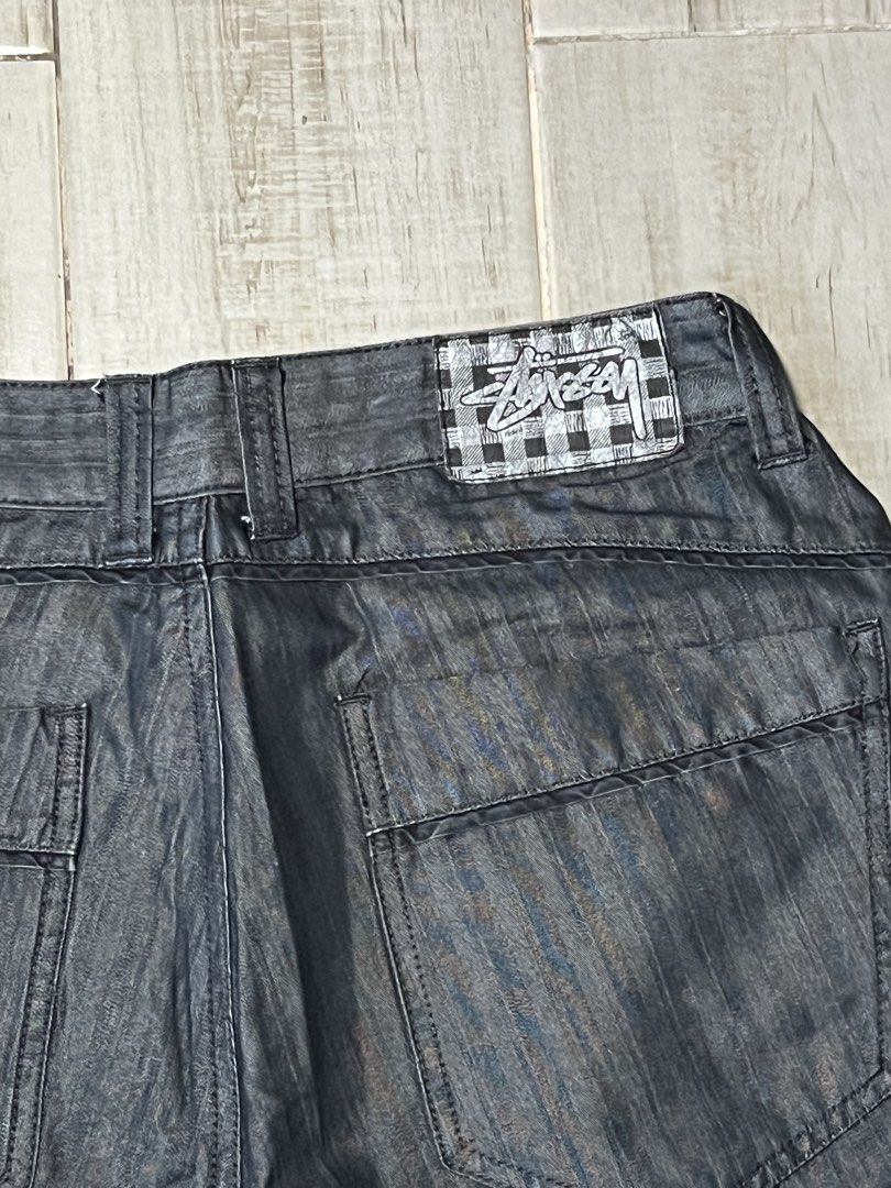 Stussy Pinstripes Chino Shorts (Category: Shorts) located in Angono. Submitted by odd.fitt (Listing ID 1468094616, Image 2). Description: Small to Medium fittings 30W 21L 9H Scratches, not sure if bleach stain.