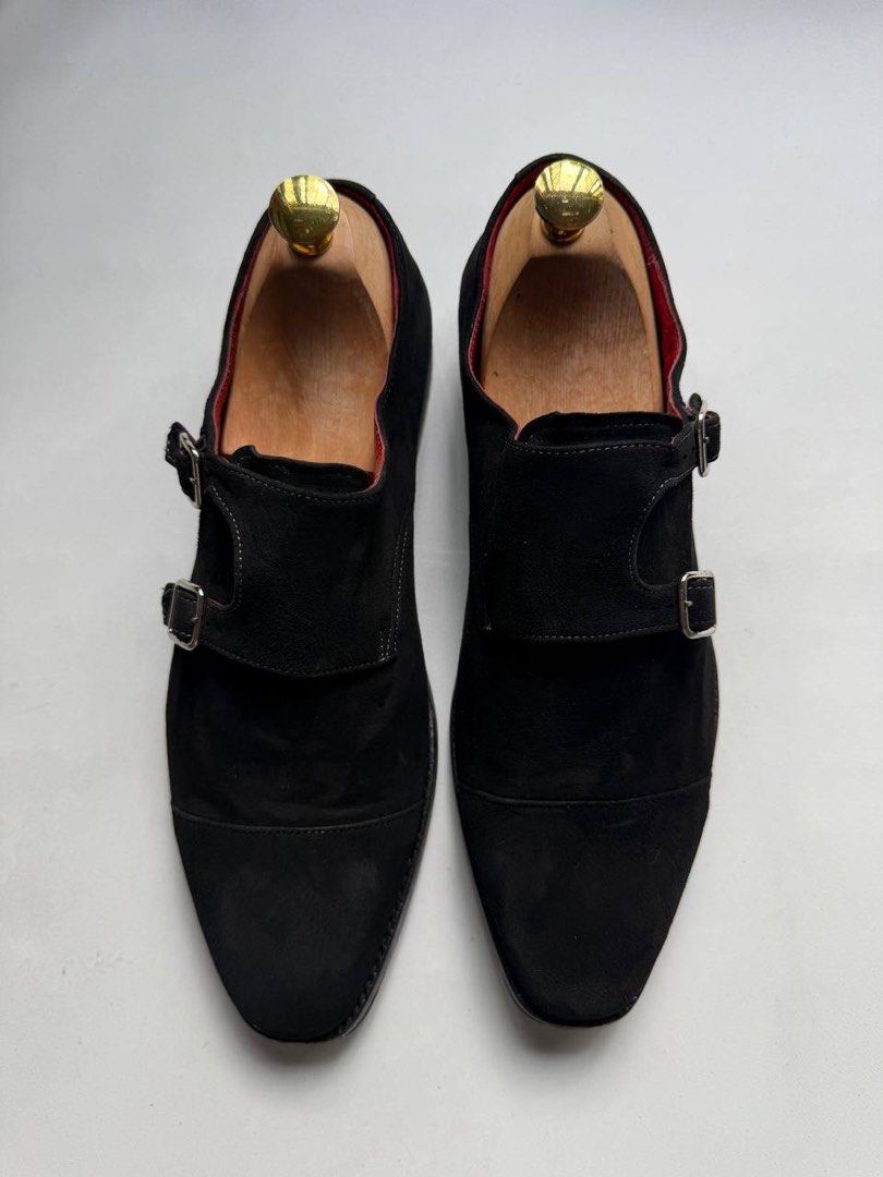 Suede Double Monkstrap by Launching M (Category: Dress Shoes) located in Cagayan de Oro. Submitted by thrift_crate.ph (Listing ID 1468228498, Image 1). Description: sᴜᴇᴅᴇ ᴅᴏᴜʙʟᴇ ᴍᴏɴᴋ-sᴛʀᴀᴘ ʙʏ ʟᴀᴜɴᴄʜɪɴɢ ᴍ 𝟾ᴜs / 𝟸𝟼ᴄᴍ 𝐒𝐢𝐳𝐞: 8US / 26cm 𝐂𝐨𝐧𝐝𝐢𝐭𝐢𝐨𝐧 𝐫𝐚𝐭𝐞: 10/10 𝐂𝐨𝐥𝐨𝐫 𝐫𝐚𝐭𝐞: 10/10 Issue/s: NO ISSUES CAN PASS AS BRAND NEW .