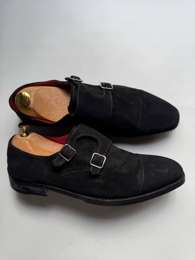 Suede Double Monkstrap by Launching M (Category: Dress Shoes) located in Cagayan de Oro. Submitted by thrift_crate.ph (Listing ID 1468228498, Image 2). Description: sᴜᴇᴅᴇ ᴅᴏᴜʙʟᴇ ᴍᴏɴᴋ-sᴛʀᴀᴘ ʙʏ ʟᴀᴜɴᴄʜɪɴɢ ᴍ 𝟾ᴜs / 𝟸𝟼ᴄᴍ 𝐒𝐢𝐳𝐞: 8US / 26cm 𝐂𝐨𝐧𝐝𝐢𝐭𝐢𝐨𝐧 𝐫𝐚𝐭𝐞: 10/10 𝐂𝐨𝐥𝐨𝐫 𝐫𝐚𝐭𝐞: 10/10 Issue/s: NO ISSUES CAN PASS AS BRAND NEW .