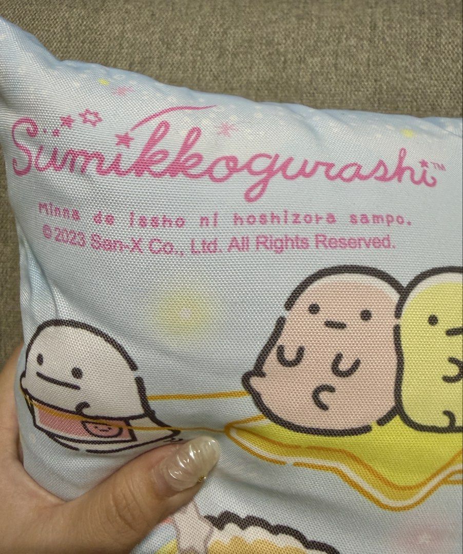 Sumikko Gurashi pillow (Category: Plushies & Soft Toys) located in Manila. Submitted by bcbg3217 (Listing ID 1468101511, Image 3). Description: ‼️PLEASE READ BEFORE BUYING‼️ Like new condition but ⚠️no etiketa Lightweight No other inclusions Actual photos are posted No other issues or flaws unless stated Please check the photos thoroughly before placing an order JnT regular or Lalamove COD for Metro Manila ⚠️BUY AT YOUR OWN RISK⚠️ Prices are stil