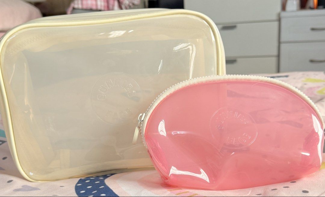 Sunnies Face Pouches (Category: Makeup) located in Marikina City. Submitted by glittermoongirl (Listing ID 1468070447, Image 2). Description: Travel/Makeup Pouches 💖 Sunnies Face Weekend Jelly- 350 Sunnies Face Jelly Pink- 250 No ISSUE! No Last price!! Loc: Marikina.