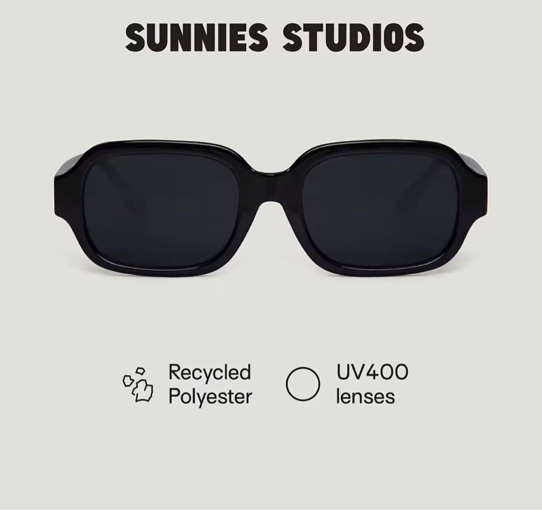 Sunnies Studios Bobbi Ink (Category: Sunglasses & Eyewear) located in Caloocan City. Submitted by beyasclothing (Listing ID 1468274301, Image 1). Description: Bobbi Ink Complete package Pouch + microfiber cloth Still good condition Pm me for more details :))).