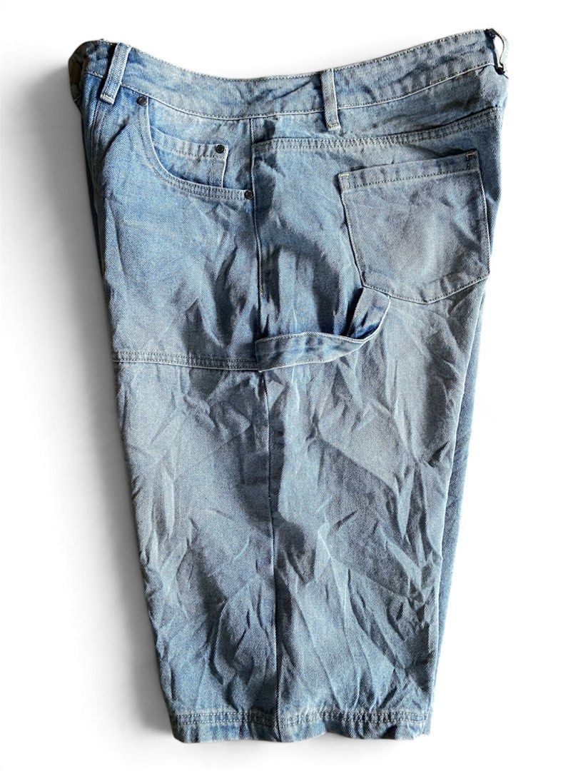 SUPPLY & DEMAND NYC CARPENTER LONG DENIM SHORT (Category: Shorts) located in Davao. Submitted by re.worn082 (Listing ID 1468139253, Image 3). Description: •LARGE WAIST34 LENGHT24 •EXCELLENT CONDITION 🏷️550 ADD SHIP 📩DM .