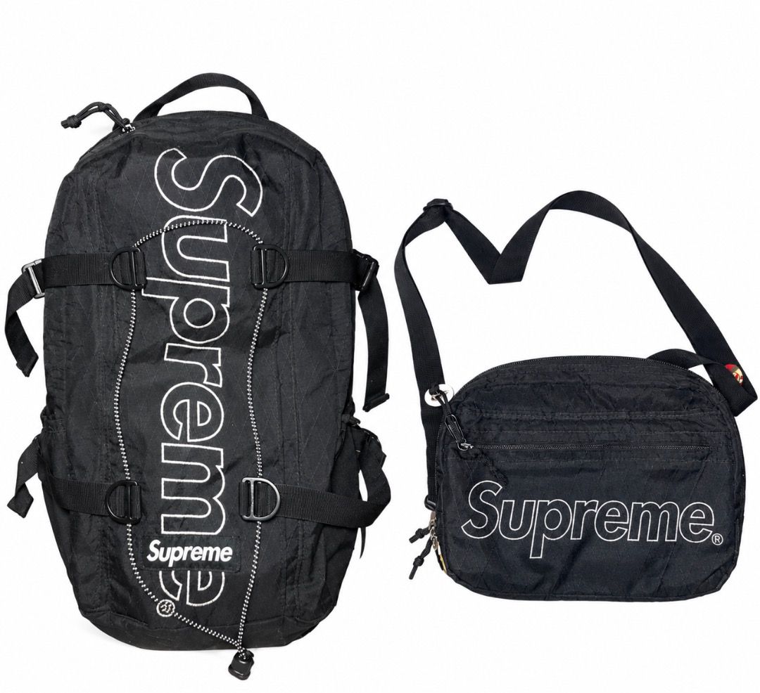 SUPREME FW18 Bags (ASPACK only) (Category: Backpacks) located in Caloocan City. Submitted by makoyvlr28315 (Listing ID 1468235709, Image 1). Description: Both in Good condition Authentic.