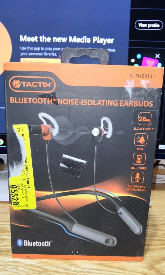 TACTIX Bluetooth Noise-Isolating Earbuds (Category: Headphones & Headsets) located in Pasig City. Submitted by tagkaro (Listing ID 1468140513, Image 1). Description: Enjoy your favorite music and calls anytime, anywhere with TACTIX Bluetooth Earbuds! 🖤🧡 ✨ Features: 🎵 Bluetooth wireless connectivity 🔇 Noise-isolating design for a better listening experience 🎤 Built-in ENC microphone for clearer calls 💧 IPX4 water-resistant design 🔋 20+ hour