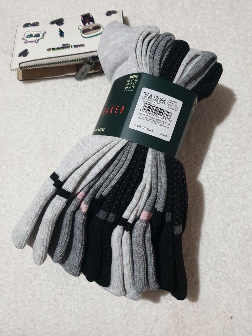 Ted Baker 6 Pack Men's Solid Crew Dress Socks (Category: Socks) located in Las Pinas. Submitted by epitome.mnl (Listing ID 1468096979, Image 2). Description: 💎Brand New 💎Ted Baker 💎Size 6-12 💎SRP 3200 💎All items 100% original 📌MOP GCASH or BDO 📌SF Shouldered by the buyer 📌Lalamove/Grab (via sched) 📌Flash / Gogo Express Provincial 80-240 📌Meetups: Las Pinas/Alabang/Laguna via schedule.