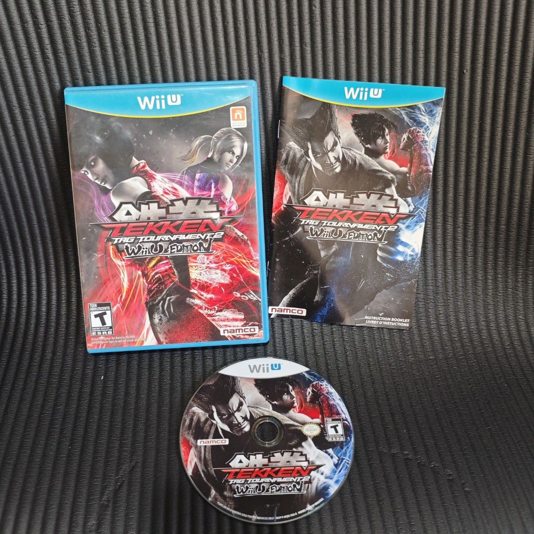 Tekken Tag Tournament 2 Wii U Game (US) (Category: Nintendo) located in Quezon City. Submitted by shopme_gadget30 (Listing ID 1468102877, Image 1). Description: kindly read the details first for sale fixed price good condition tested and working with Case and disc game disc (no scratches to minimal scratches) with manual compatible to Nintendo Wii U USA Region qc area meet up: sm north shipping fee must shoulder by the buyer via lalamove or grab 