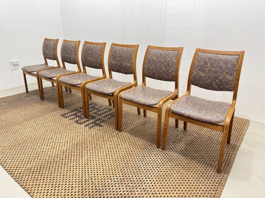 Tendo 6pcs chairs (Category: Chairs) located in Quezon City. Submitted by matetdevis13 (Listing ID 1468237515, Image 3). Description: TENDO Elegant 6pc Dining Chair Price: 16,900 L18 x W18 x H33/17 In good condition Code MJS45-RP21.