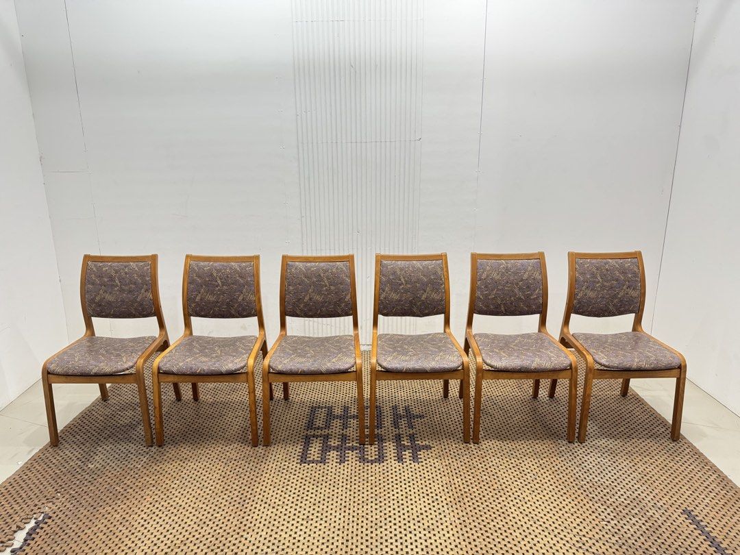 Tendo 6pcs chairs (Category: Chairs) located in Quezon City. Submitted by matetdevis13 (Listing ID 1468237515, Image 2). Description: TENDO Elegant 6pc Dining Chair Price: 16,900 L18 x W18 x H33/17 In good condition Code MJS45-RP21.
