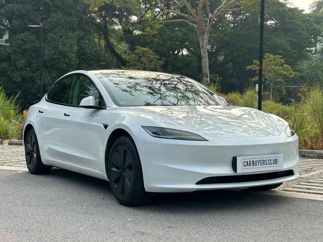 Tesla Model 3 Electric Standard Range (A) (Category: Used Cars) located in Singapore. Submitted by carbuyersclub (Listing ID 1451583347, Image 1). Description: CarBuyers Club SG #1 Tesla reseller, 500+ Google reviews, SGCM Premium Dealer 2026! Immaculate condition, mint condition taken really good care by the previous owner. Car came with a nice wrap for additional car protection. Minimalistic interior to prevent complication. Comes with 4 years 