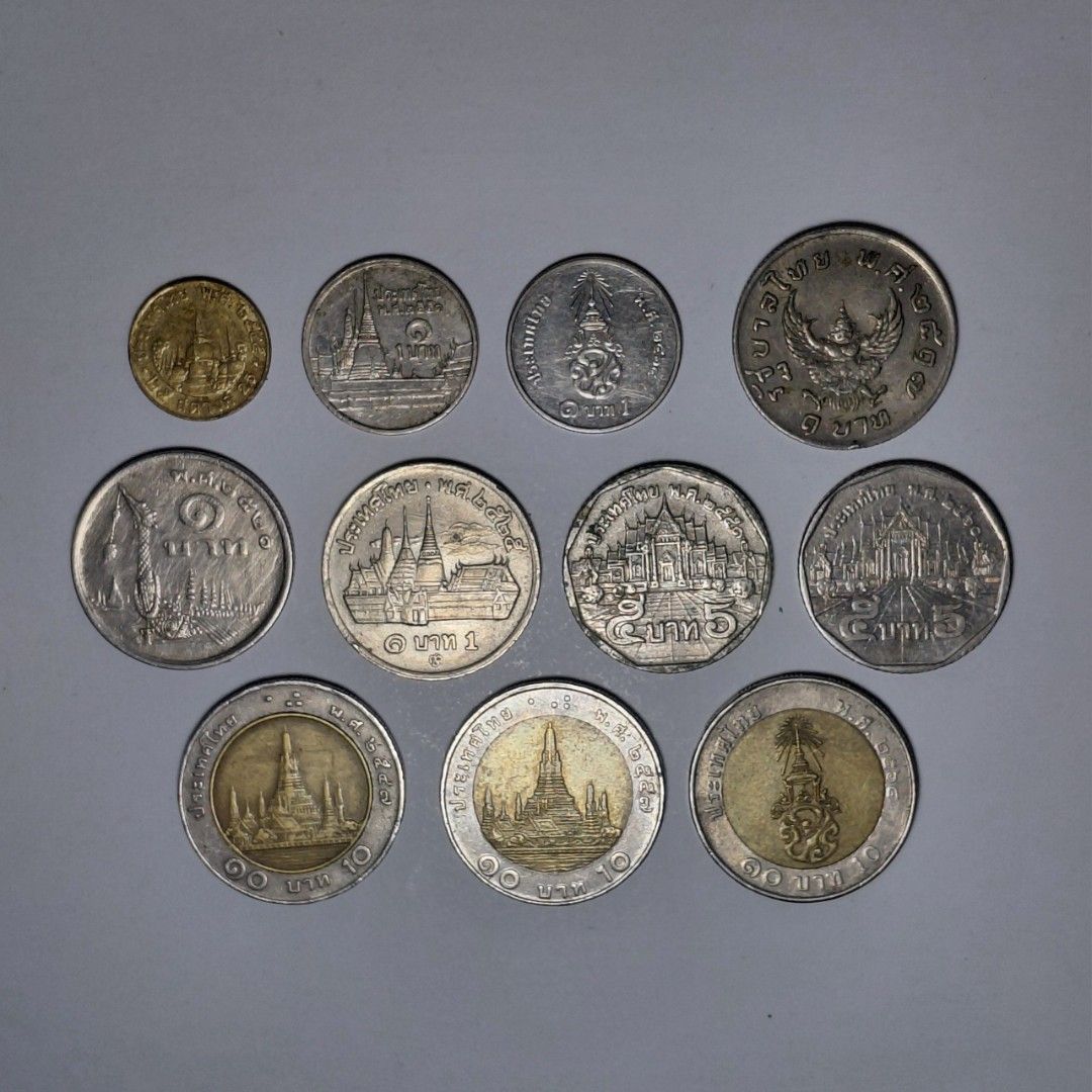 Thaliand Coin Set (Category: Currency) located in Tagbilaran City. Submitted by bennycollectibles (Listing ID 1468144327, Image 2). Description: •Add an additional 150 for shipping.