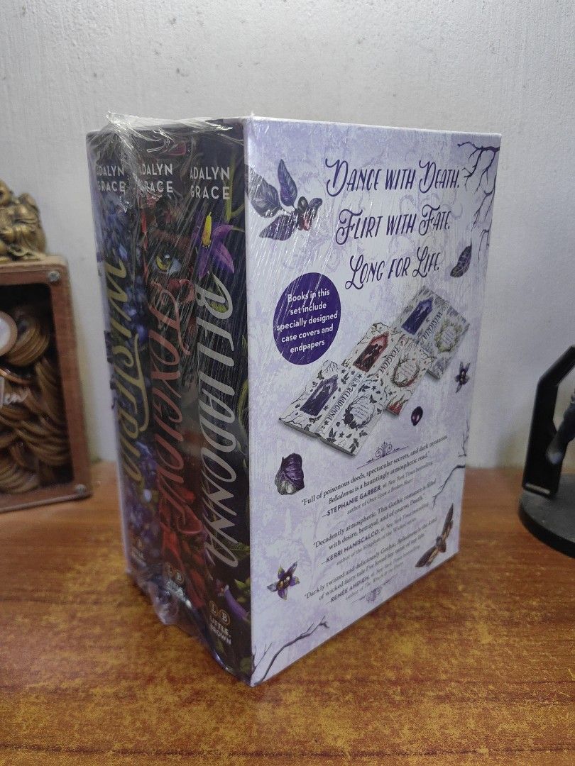 The Belladonna Collection (Hardcover ) (Category: Everything Else Others) located in Tarlac. Submitted by chapterse7en (Listing ID 1468068329, Image 3). Description: IMPORTANT: Serious buyers only. Lowballers and unresponsive buyers who ghost the chat will be automatically BLOCKED. Please do not message if you have no real intention of purchasing. Thank you for respecting my time. Brandnew Hardcover 2 sets available Mode of Payment : Gcash, Maya 