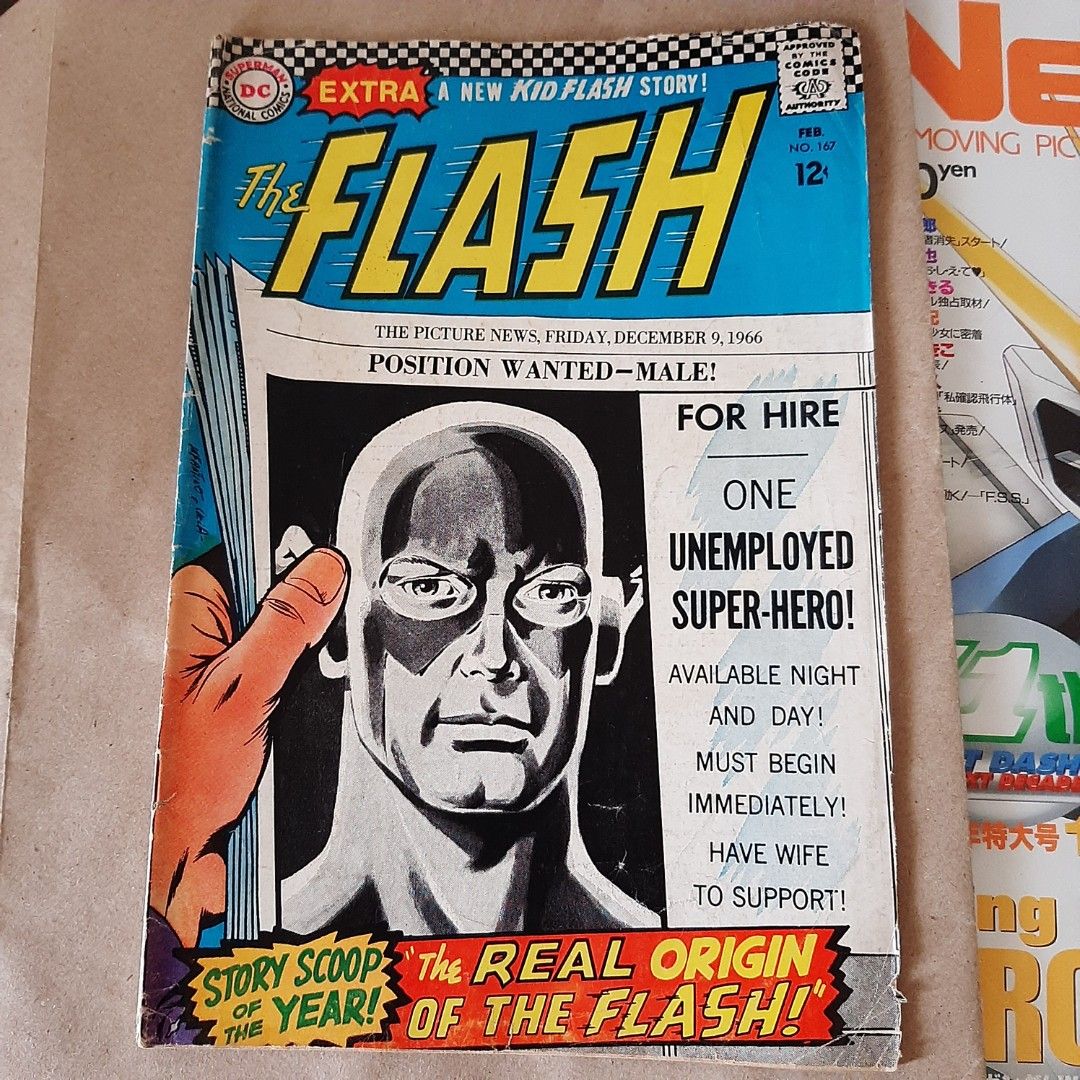 The Flash 167 1967 vintage dc comics (Category: Comics & Manga) located in Manila. Submitted by dok.spekter--richard-ramirez-- (Listing ID 1468118948, Image 1). Description: Available. • GCASH ONLY • LALAMOVE ONLY. NO COD CASH on Meetups depending on schedule: • Waltermart Munoz FPJ/Roosevelt LRT station • SM North • Savemore West Ave corner Edsa. old comic book superman batman.