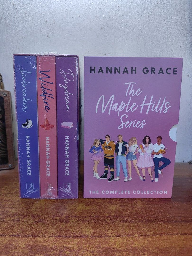 The Maple Hills Series - Hannah Grace (Category: Looking For) located in Tarlac. Submitted by chapterse7en (Listing ID 1468067863, Image 1). Description: IMPORTANT: Serious buyers only. Lowballers and unresponsive buyers who ghost the chat will be automatically BLOCKED. Please do not message if you have no real intention of purchasing. Thank you for respecting my time. Brandnew Trade Paperback 2 sets available 1 set SOLD 1 set LEFT Mode of Paymen