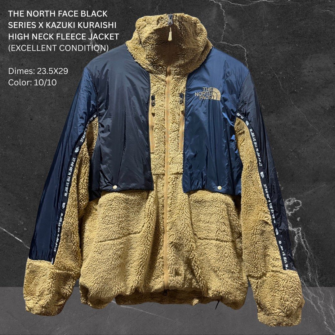 The North Face Lambswool Collaboration Jacket (Category: Coats, Jackets and Outerwear) located in Manila. Submitted by zna_onlineshop (Listing ID 1468074979, Image 1). Description: •Original Retail Price: The retail price for the premium Black Series x Kazuki fleece jackets ranged from $300 to $430 USD, which translates to roughly P17,000 to P24,000 PHP depending on tax, customs, and exchange rates. • Current Deadstock (Brand New) Value: If you a