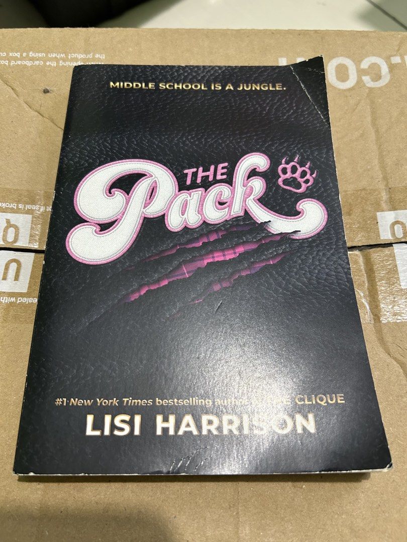 The Pack by Lisi Harrison novel (Category: Storybooks) located in Imus. Submitted by storiesforstrays (Listing ID 1468243294, Image 1). Description: Pack by #1 NYT bestselling author Lisi Harrison. A middle school young adult paperback with a black cover and pink embroidered-style title. Last price posted. Great condition. No major damages. SF will be shouldered by buyer. Courier via ggx. Only SF can be COD. .
