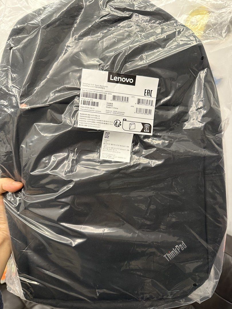 ThinkPad 15.6" Basic Backpack （分類：手提電腦袋）位於 Hong Kong。 由 alawoo 提交（商品編號 1468200971，圖片 1）。簡介： ThinkPad 15.6“ Basic Backpack 全新，簡約輕便電腦背包。