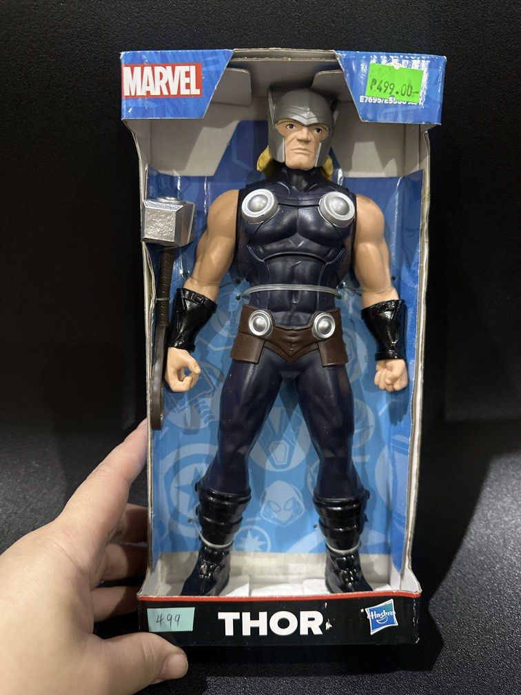 Thor (Marvel ) (Category: Figurines & Statues) located in Manila. Submitted by krystalchewey_ (Listing ID 1468122811, Image 1). Description: Bnew Actual Photo Posted 499php Hasbro THOR .