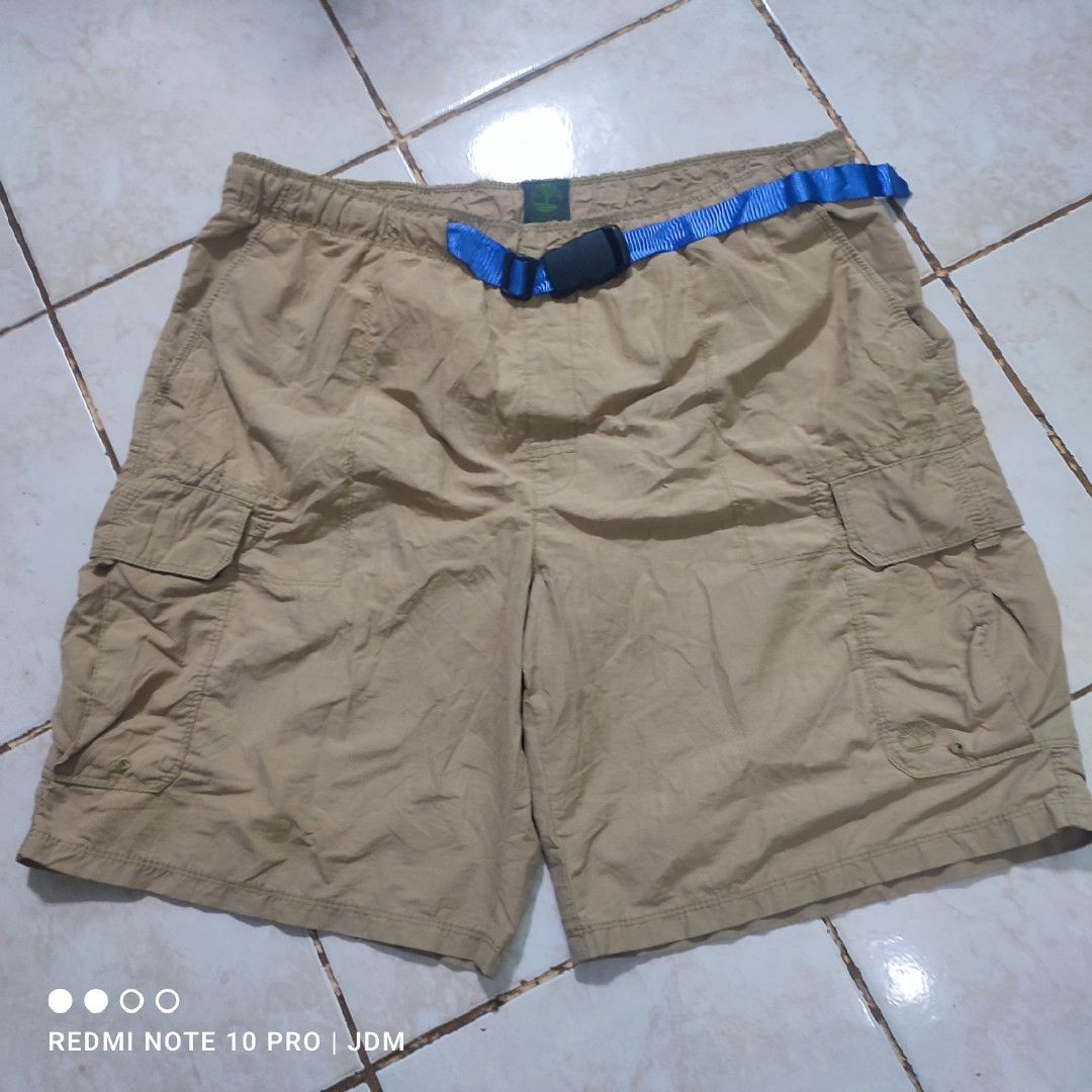 Timberland Cargo Hiking Shorts (Category: Shorts) located in Antipolo. Submitted by klashnikov (Listing ID 1468074215, Image 1). Description: Size:2XL on tag fully adjustable Dimes:w31"-39" xl 21.5 (Hem 13.5)( Leg opening 14.5") Tags:complete Condition: Excellent Honest issue:used Payment option:Bank transfer,gcash,cash ₱500 only Pwede videocall for legitimacy Pwede pickup sa aking munting garahe waze (JDM thrift shop) Pwedeng meetup around upper
