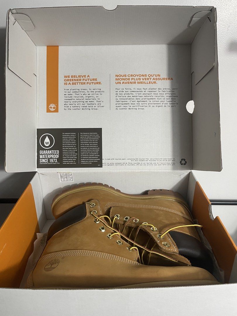 Timberland Premium 6in Waterproof Authentic/Legit (Category: Casual Shoes) located in Rizal. Submitted by akoheats (Listing ID 1468186298, Image 2). Description: Excellent Condition ✨ Issue:None! Worn Once With Box✅ Size: 11US Issue:None! Authentic✅ Great Condition ✨ Size: 10US ❗️Check the item carefully before purchasing ❗️No returns or exchanges after purchase.