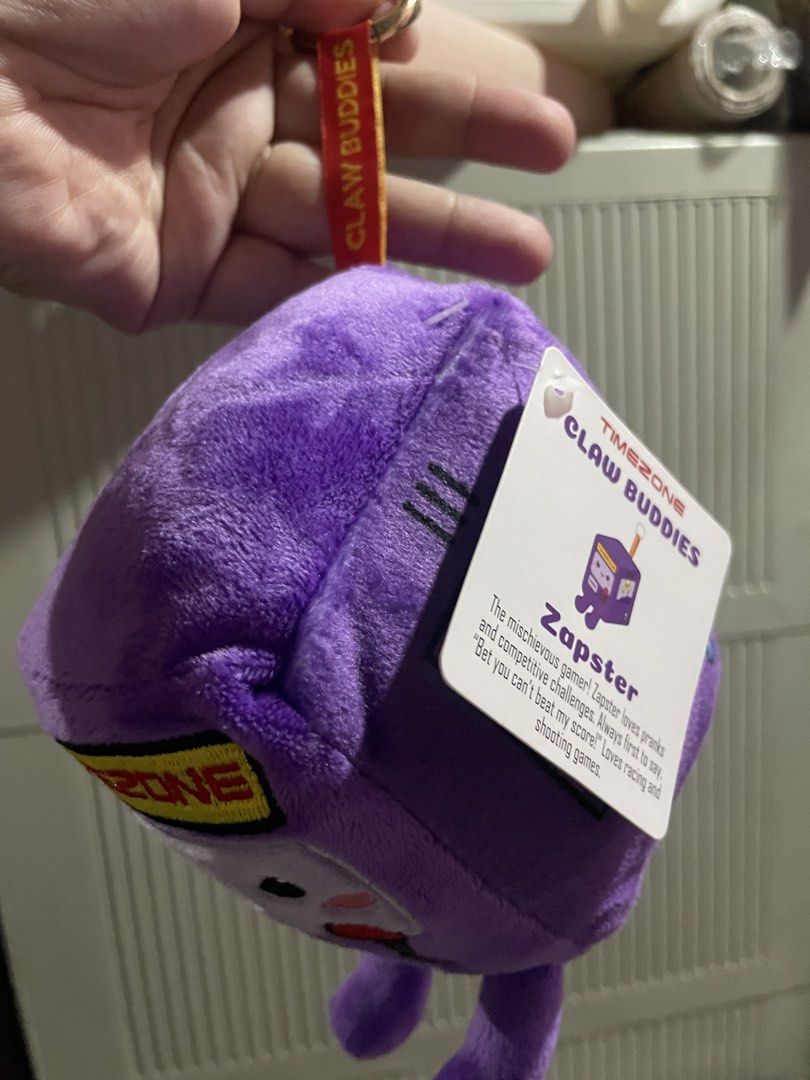 Timezone Claw Buddies Zapster Plush Keychain (Category: Plushies & Soft Toys) located in Cainta. Submitted by cof.fee (Listing ID 1468175393, Image 3). Description: no box but still like new.