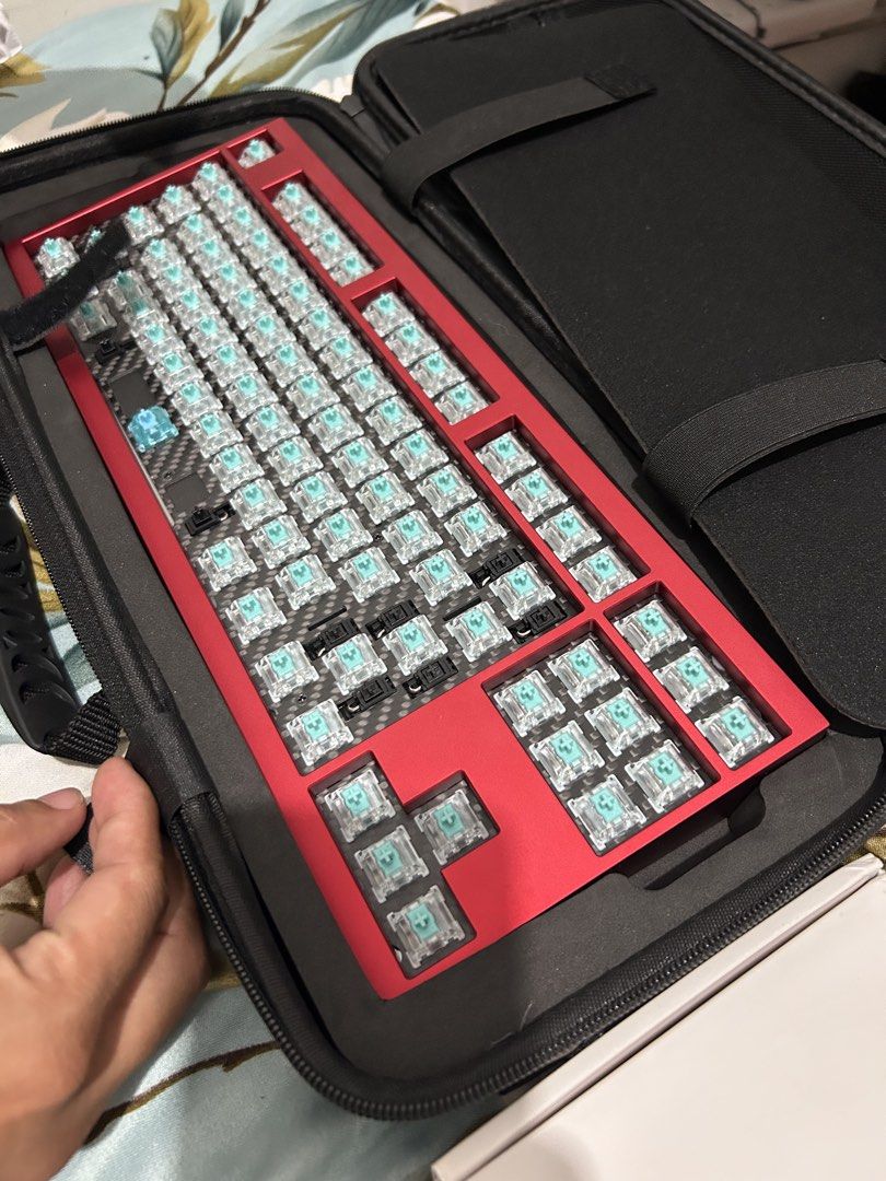TOFU TKL Keyboard Bare Bone switches included (Category: Computer Keyboard) located in Quezon City. Submitted by d.chants030526 (Listing ID 1468210397, Image 2). Description: Tofu TKL Bare Bone keyboard with Key TTC ELF King Magnetic Switches..