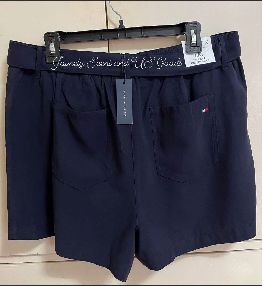 TOMMY HILFIGER FLEX PULL ON SHORT LARGE (Category: Shorts) located in Las Pinas. Submitted by jaimelyscent_ (Listing ID 1468119412, Image 2). Description: TOMMY HILFIGER FLEX HIGH RISE PULL ON SHORT WITH BELT NAVY BLUR ✅LARGE/ 36 WAISTLINE ✅NEW ARRIVAL FROM🇺🇸$64.50 MALL PRICE 📌NOW ON SALE 2150.00 ONLY ✅GRAB IT NOW LIMITED STOCK ONLY.