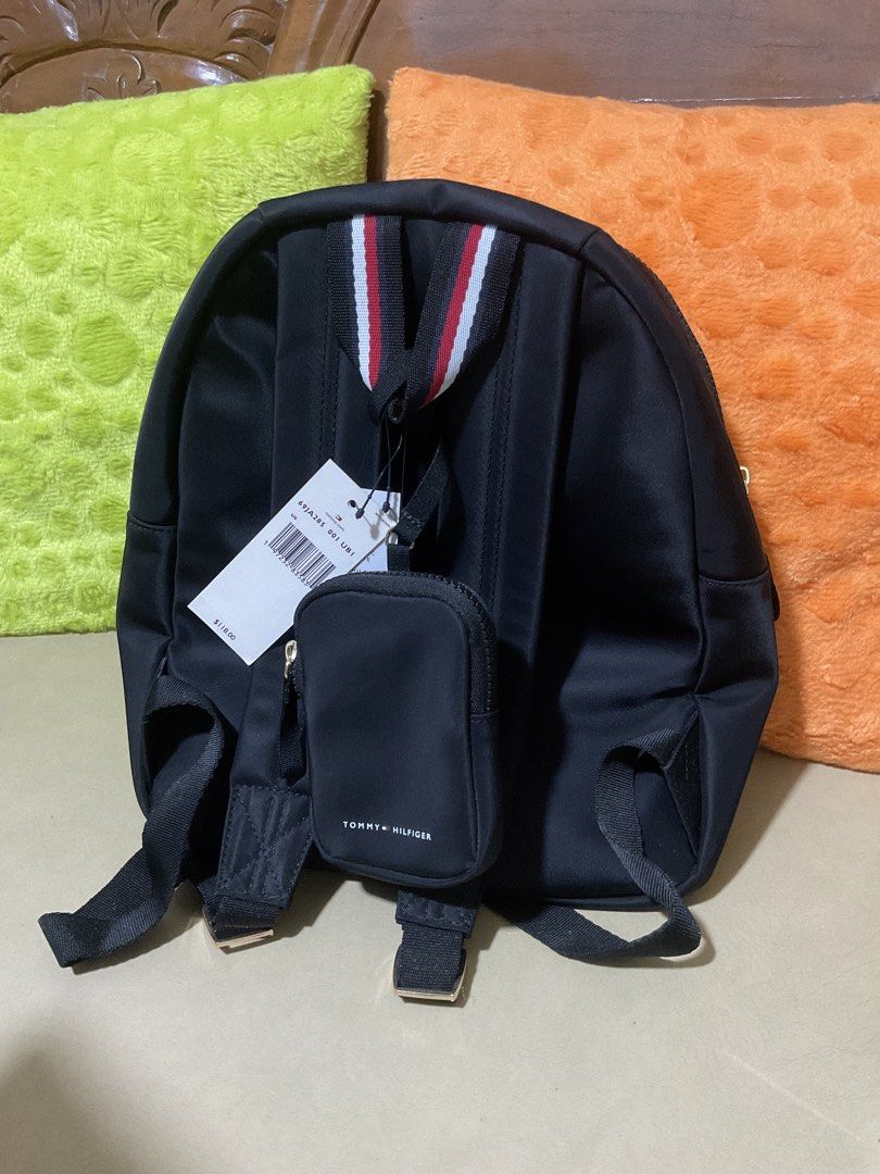 Tommy Hilfiger Medium Backpack with Pouch (Category: Backpacks) located in Manila. Submitted by c.mnl (Listing ID 1468144048, Image 2). Description: Brandnew! Bought in the 🇺🇸 Price in tag: $118 (7k in peso) Rfs: Given as a pasalubong + not into backpacks Loc: Imus, Cavite.