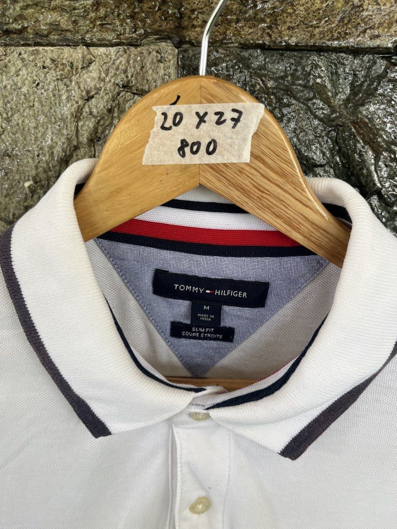 Tommy Hilfiger Script White Poloshirt (Category: Tshirts & Polo Shirts ) located in Cagayan de Oro. Submitted by curatedheirloomph_ (Listing ID 1468226654, Image 2). Description: 𝘿𝙞𝙢𝙚𝙣𝙨𝙞𝙤𝙣𝙨: 20x27 𝘽𝙚𝙨𝙩 𝙁𝙞𝙩: Medium 𝘾𝙤𝙣𝙙𝙞𝙩𝙞𝙤𝙣 & 𝘾𝙤𝙡𝙤𝙧 𝙍𝙖𝙩𝙚: Excellent (9.5/10) 𝙄𝙨𝙨𝙪𝙚: N/A 𝘼𝙪𝙩𝙝𝙚𝙣𝙩𝙞𝙘𝙞𝙩𝙮 𝘿𝙚𝙘𝙡𝙖𝙧𝙖𝙩𝙞𝙤𝙣: Authentic.