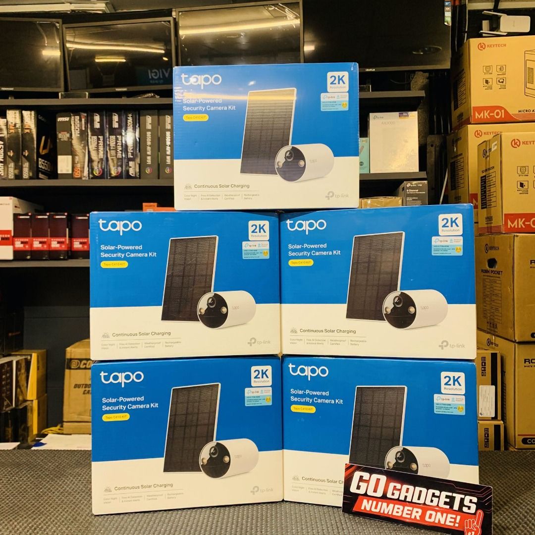 TP-LINK TAPO SMART CAMERAS (Category: Security Systems & CCTV Cameras) located in Makati City. Submitted by eckang12 (Listing ID 1468140569, Image 1). Description: - Suitable for: ✔ Homes ✔ Stores ✔ Offices ✔ Warehouses ✔ Small businesses.