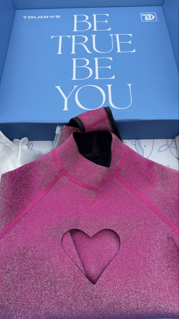 TruDive Kislap 2mm Wetsuit Pink Size M (Category: Rash guard) located in Quezon City. Submitted by xxxjoy.a (Listing ID 1468104123, Image 1). Description: Trudive x Sanghinga KISLAP Wetsuit • 2mm thickness • Size M • Used only once • With box ₱5,000 Still in excellent condition. 📍Manila .