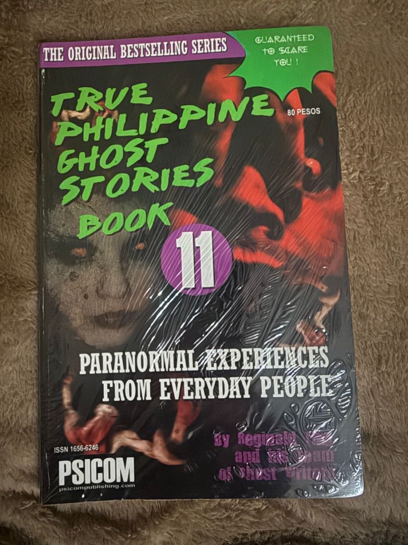 True Philippine Ghost Stories Book 11 (Category: Storybooks) located in Manila. Submitted by bellevuebooks (Listing ID 1468262732, Image 1). Description: True Philippine Ghost Stories Book 11 by PSICOM Publishing. Paranormal experiences from everyday people. Still wrapped tightly in plastic packaging. Clean edges, no creases on the cover. Classic local horror read..