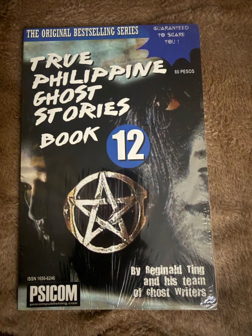 True Philippine Ghost Stories Book 12 (Category: Storybooks) located in Manila. Submitted by bellevuebooks (Listing ID 1468262859, Image 1). Description: True Philippine Ghost Stories Book 12 by Reginald Ting and his team of ghost writers. Published by PSICOM. Original bestselling series. Still wrapped in original plastic packaging. Horror and thriller paperback featuring spooky tales..