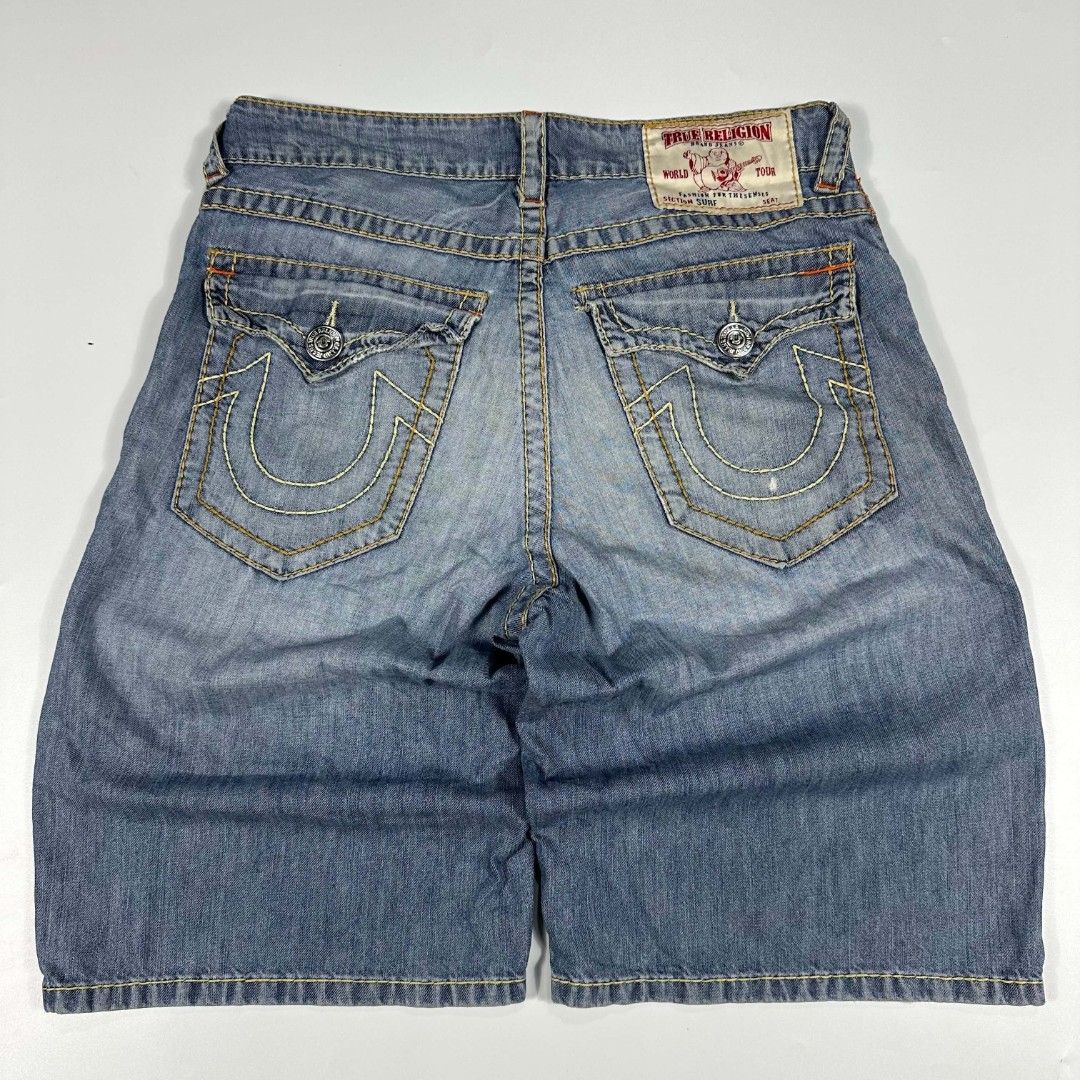 True religion jorts (Category: Shorts) located in Dagupan City. Submitted by shanet. (Listing ID 1468257631, Image 1). Description: Y2k T*ue Religion jorts W- 32.5 L- 24 T- 13 H- 11.