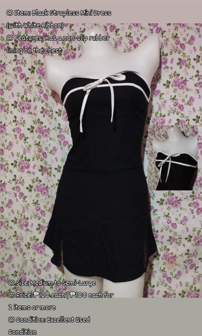 tube dress (Category: Dresses) located in Solano. Submitted by ashamegumi (Listing ID 1468270335, Image 1). Description: Shipping via J&T Sf: 54php & above.