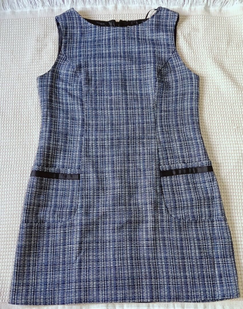 Tweed Dress (Category: Dresses) located in Lemery. Submitted by bgv02 (Listing ID 1468134804, Image 2). Description: tweed dress m-l no issue perfect galing package branded.