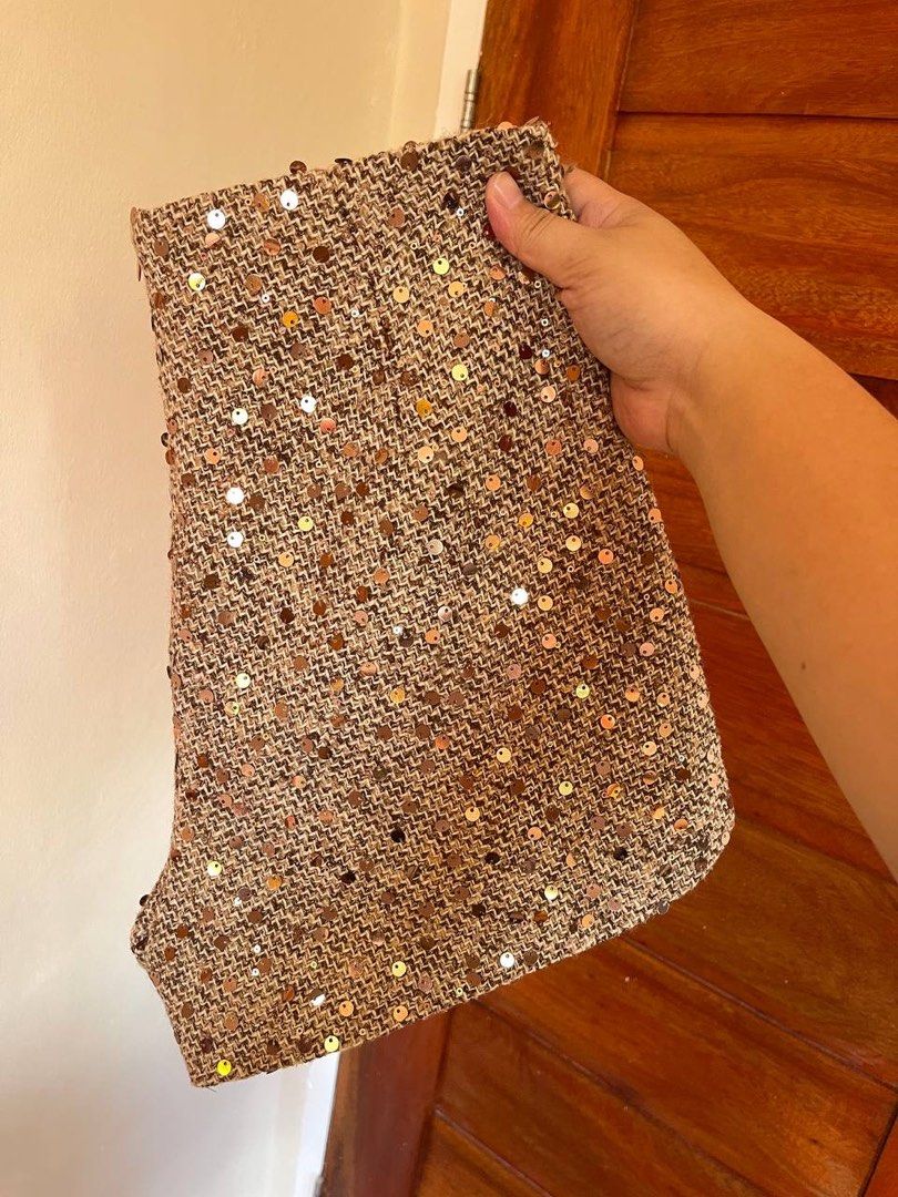 Tweed Sequins Highwaist Short (Category: Shorts) located in Baler. Submitted by definitelynotmics (Listing ID 1468064332, Image 3). Description: FOR SALE TWEED SEQUINS HIGHWAIST SHORT COLOR BROWN LIKE NEW CONDITION WITH SIDE POCKETS COLOR RATE 10/10 SIZE MEDIUM ON TAG CAN FIT SIZE 27 TO 28 WAISTLINE LENGTH 13 INCHES KINDLY CHECK THE PHOTOS FOR THE COMPLETE DETAILS NO ISSUE WORKING ZIPPER THICK FABRIC MUST HAVE (STEAL PRICE) WORTH THE PENNY COLOR 