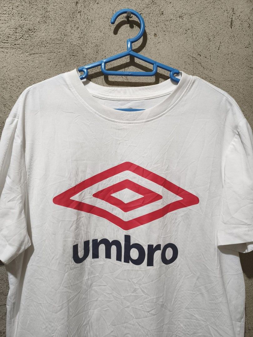 Umbro Big logo (Category: Activewear) located in Cagayan de Oro. Submitted by thrift-japanuksurplus (Listing ID 1468119100, Image 2). Description: Umbro shirt XL W : 23 L : 28 Color rate : 9/10 Condition : 9.5/10 issue : Very very minimal pen mark ( see on photo).