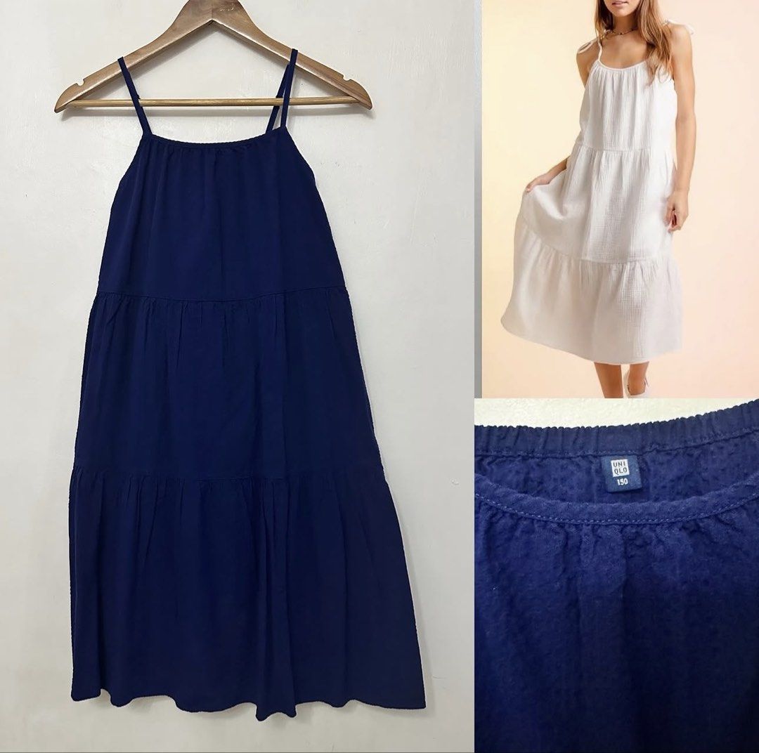 Uniqlo Dark Blue mini dress (Category: Dresses) located in Iloilo. Submitted by vpscloset (Listing ID 1468059562, Image 1). Description: .