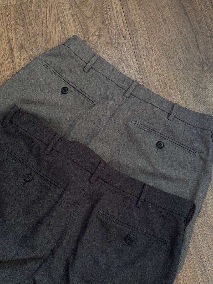 Uniqlo Miracle Air pants (Category: Trousers) located in Manila. Submitted by ibanezph (Listing ID 1468110892, Image 3). Description: Uniqlo Miracle Air pants (air sense) Size SMALL 76cm Lenght 38 inches cut already Conditio 8/10 No issues at all Personal used not thrifted Brandnew price 1999 Selling as pack for 1,200 Angono rizal Area Pickup or lalamove .