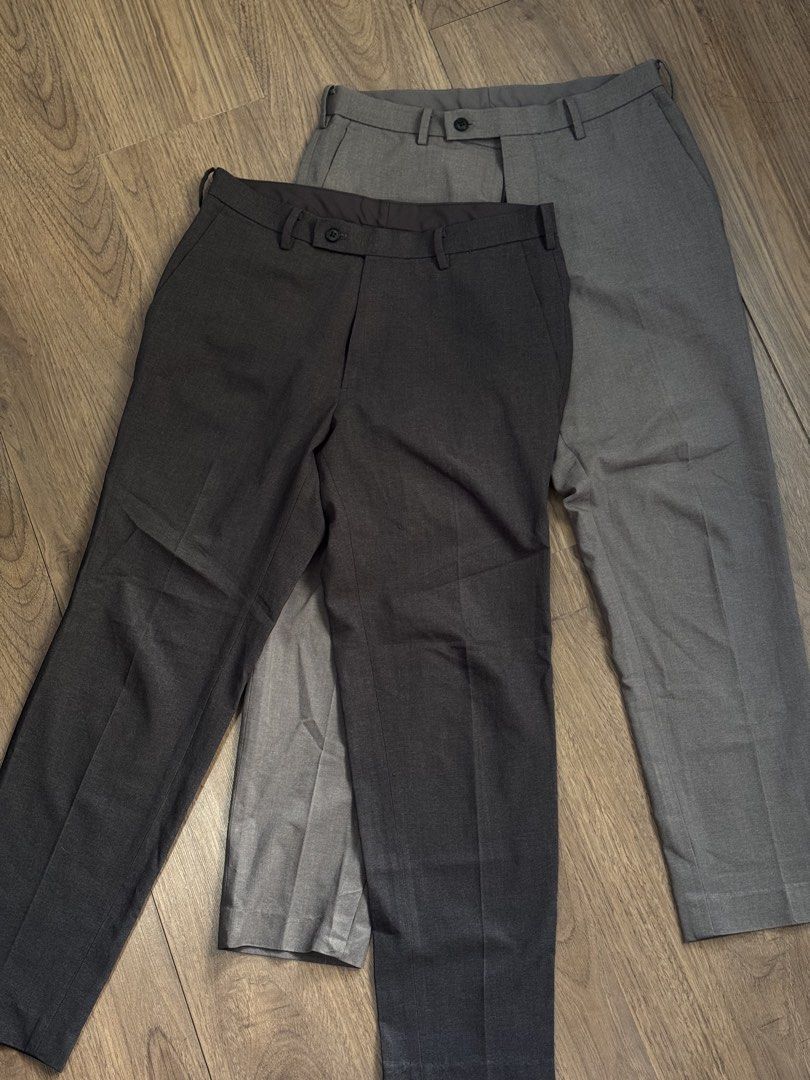 Uniqlo Miracle Air pants (Category: Trousers) located in Manila. Submitted by ibanezph (Listing ID 1468110892, Image 1). Description: Uniqlo Miracle Air pants (air sense) Size SMALL 76cm Lenght 38 inches cut already Conditio 8/10 No issues at all Personal used not thrifted Brandnew price 1999 Selling as pack for 1,200 Angono rizal Area Pickup or lalamove .